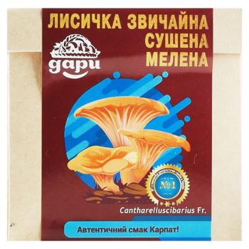 Лисичка сушена мелена 100г ТМ Дари - купить, цены на Grono - фото 1