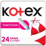 Kotex Super Tampons 24pcs