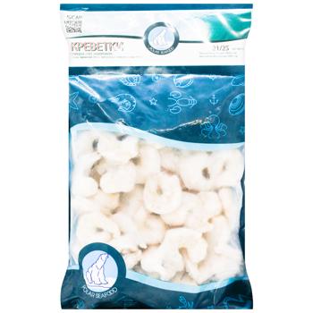 Креветки Polar Seafood без голови очищені сирі заморожені 21/25 1кг