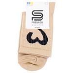 Носки Premier Socks женские высокие с контурным сердцем р.23-25