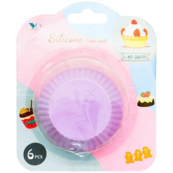 Форма для кексів 6шт - купити, ціни на Чудо Маркет - фото 1