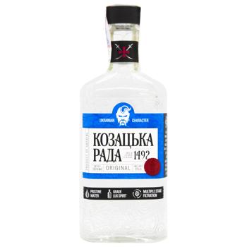 Водка Козацька рада Оригинальная 40% 0,5л - купить, цены на Grono - фото 1