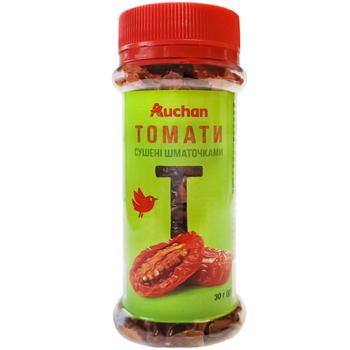 Томати Auchan сушені шматочками 30г - купити, ціни на Auchan - фото 1