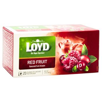 Чай фруктовый Loyd Красные фрукты 2г*20шт - купить, цены на КОСМОС - фото 2