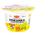 Ряжанка РадиМо Груша-карамель густа 2.5% 180г