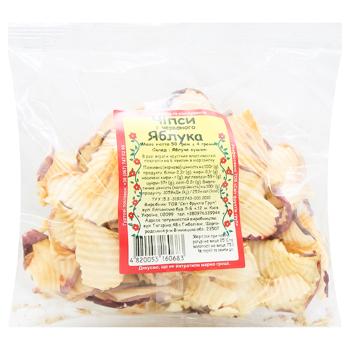 Svit Fruktiv Red Apple Chips 50g - buy, prices for EKO Market - photo 1