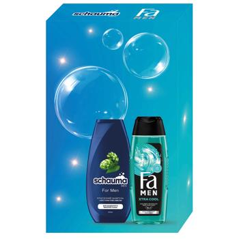 Набор косметический Шампунь Schauma Men 250мл + Гель для душа Fa Men 250мл - купить, цены на - фото 4