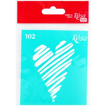 Rosa Talent Stencil 9*10cm - buy, prices for Auchan - photo 3