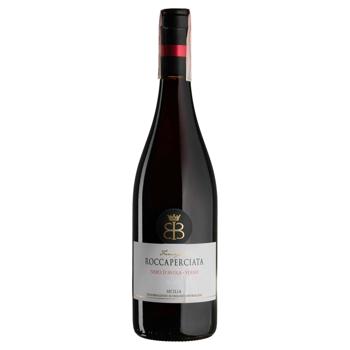 Roccaperciata Nero Davola Syrah Red Dry Wine 13.5% 0.75l - buy, prices for MegaMarket - photo 1