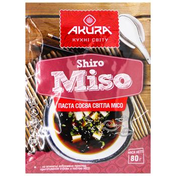 Akura Light Miso Soy Paste 80g - buy, prices for Supermarket "Kharkiv" - photo 1
