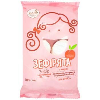 Jaco Zefiriata Zefir with Peach Filling 300g - buy, prices for Ideal - photo 1