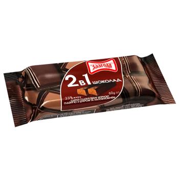 glazed cheese zlagoda chocolate 23% 60g