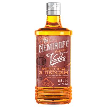 Настойка Nemiroff Украинская Медовая с перцем 40% 0,5л