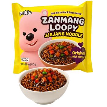 Локшина Paldo Zanmang Loopy оригінальна 110г - купити, ціни на Grono - фото 1