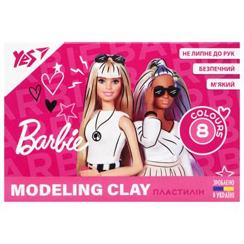 Пластилін Yes Barbie 8шт - купити, ціни на КОСМОС - фото 1