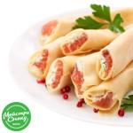 Stuffed With Salted Salmon Pancakes