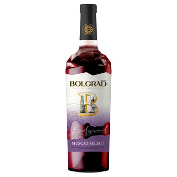 Bolgrad Muscat Select Red Semisweet Wine 9-13% 0.75l - buy, prices for Ideal - photo 1