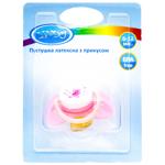 Пустышка Lindo силиконовая 6+ месяцев