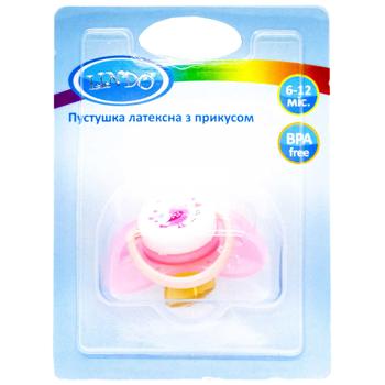Пустушка Lindo силіконова 6+ місяців - купити, ціни на Auchan - фото 1