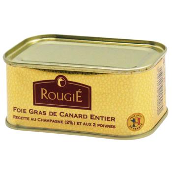 Фуа-гра качина Rougie з перцем та шампанським цільна 200г - купити, ціни на WINETIME - фото 1