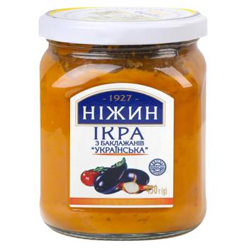 Nizhyn Ukrainian Eggplant Сaviar 450g - buy, prices for MegaMarket - photo 1