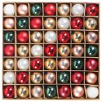 Actuel Set of Christmas Tree Balls 3cm 49pcs