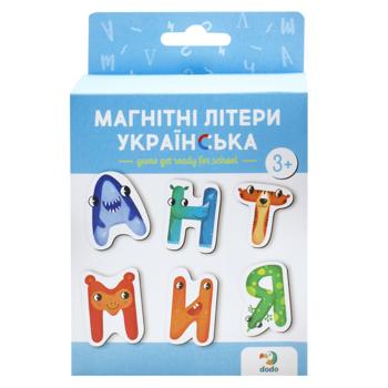 Гра магнітна Dodo Магнітні літери Українська - купити, ціни на - фото 2