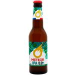 Пиво Meteor IPA безалкогольное светлое нефильтрованное 0,33л