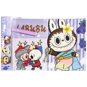 Labubu A4 Notebook Folder with Zipper 24*34cm in Assortment - buy, prices for - photo 4