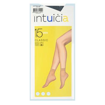 Шкарпетки Intuicia Classic 15 Den жіночі чорні 2пари - купити, ціни на Auchan - фото 1