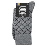 Носки Premier Socks Премиум мужские р.25 светло-серый ромб