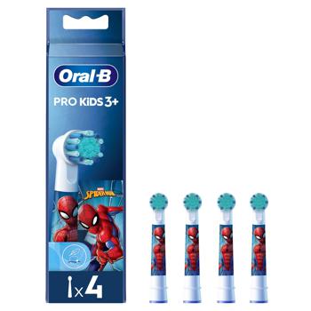 Oral-B Braun Kids Spider-Man Electric Toothbrush Attachments 4pcs - buy, prices for Auchan - photo 3