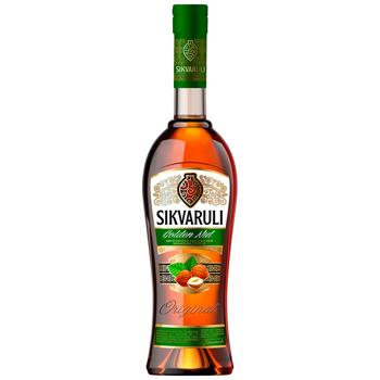 Sikvaruli Golden Nut Alcoholic Drink 30% 0.5l - buy, prices for Ideal - photo 1