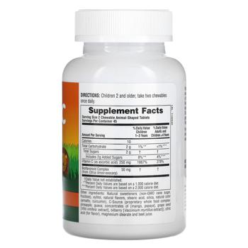 Natures Plus Animal Parade Orange Flavored Children's Vitamin C 90 chewables - buy, prices for Biotus - photo 2