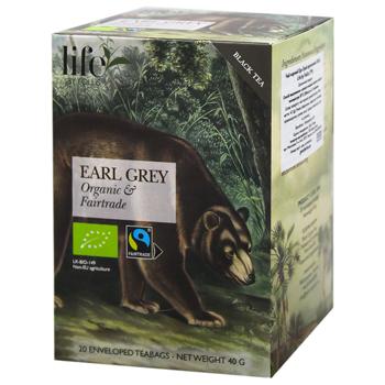 Life by Follis Earl Grey Organic Black Tea 2g*20pcs - buy, prices for MegaMarket - photo 1