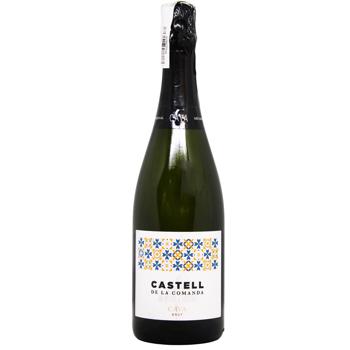 Castell de La Comanda Cava White Dry Sparkling Wine 11.5% 0.75l - buy, prices for AlcoHub - photo 1