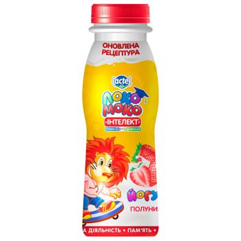 Loko Moko Strawberry Flavored Yogurt with Calcium, Omega 3 and Vitamin D3 185g