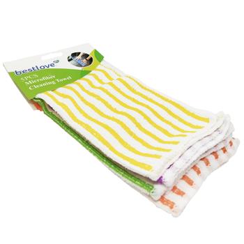 Набір ганчірок Kornel з мікрофібри 5 шт. 25х25см KL-111-5 - купить, цены на КОСМОС - фото 3