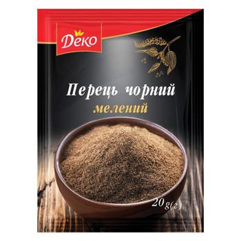 Перец Деко черный молотый 20г - купить, цены на Чудо Маркет - фото 1