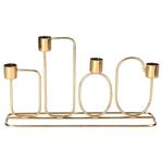 Підсвічник Koopman на чотири свічки метал 27х7х15.7 см