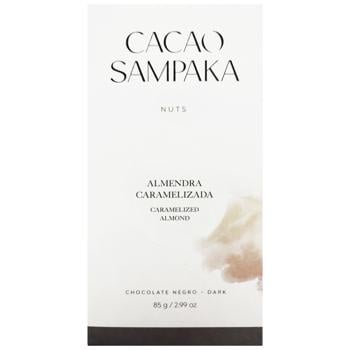 Шоколад черный Cacao Sampaka с миндалем 85г