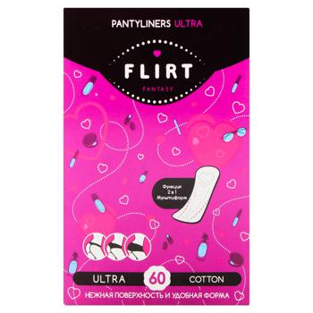 Прокладки щоденні Fantasy Flirt Ultra Cotton 60шт - купити, ціни на - фото 2