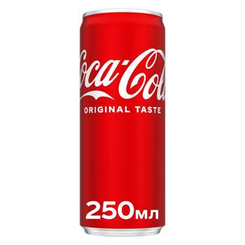 Напій газований Coca-Cola 250мл - купити, ціни на Торба - фото 1