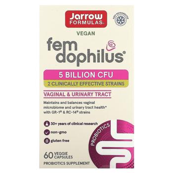 Пробіотик для жінок Jarrow Formulas Fem Dophilus 5 млрд КУО 60 капсул - купити, ціни на - фото 2