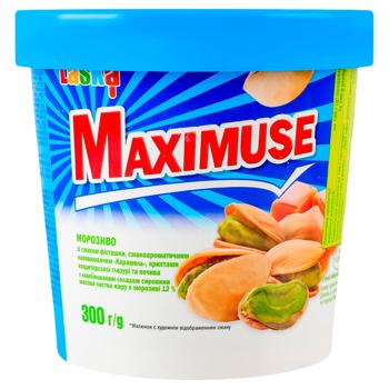 Laska Maximuse Ice-Cream with Pistachio Flavor 300g - buy, prices for EKO Market - photo 2
