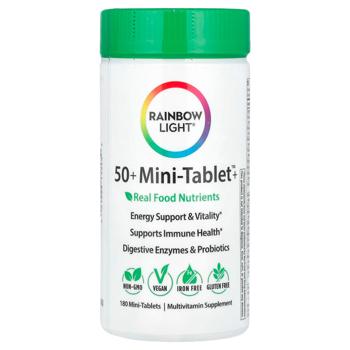 Комплекс витаминов, Rainbow Light, 50+, 180 таблеток - купити, ціни на Біотус - фото 1