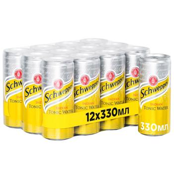 Schweppes Indian Tonic Carbonated Drink 0.33l - buy, prices for - photo 1