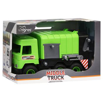 Игрушечная машинка Wader Middle truck мусоровоз - купить, цены на МегаМаркет - фото 2