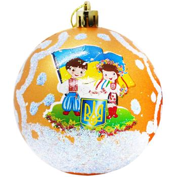 Шар елочный Национальная символика 8см - купить, цены на Auchan - фото 5