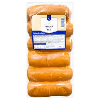 Metro Chef Brioche Frozen Hot Dog Bun 60g x 6pcs - buy, prices for METRO - photo 1
